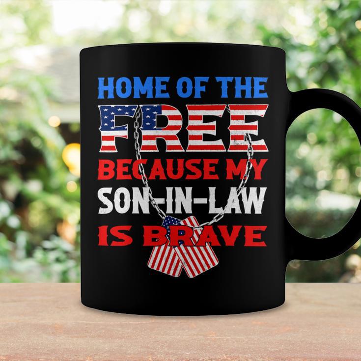 My Soninlaw Is Brave Home Of The Free 687 Shirt Coffee Mug Gifts ideas