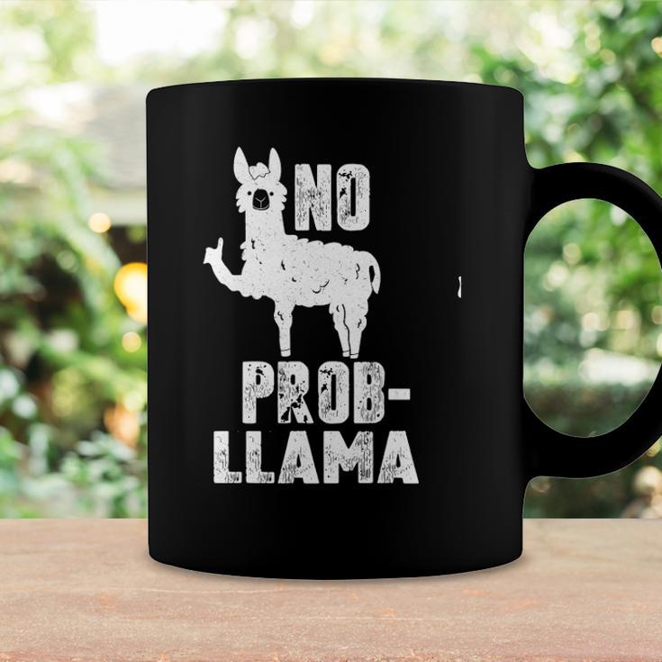 No Prob Llama Funny No Problem Llama Pun Cool Thumbs Up Meme Coffee Mug ...