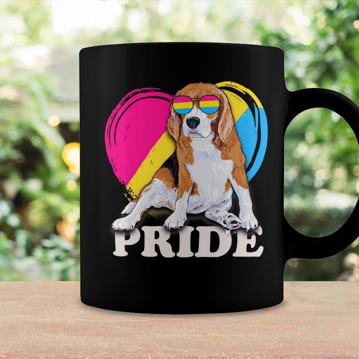 Pansexual Beagle Rainbow Heart Pride Lgbt Dog Lover 56 Beagle Dog Coffee Mug Gifts ideas