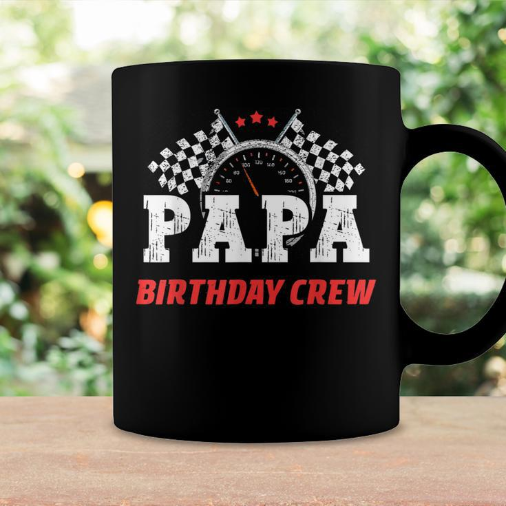 Papa Birthday Crew Race Car Racing Car Driver Dad Daddy Coffee Mug Gifts ideas