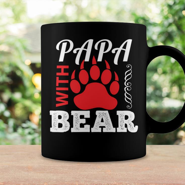 Papa With Bear Fathers Day T-Shirt Coffee Mug Gifts ideas