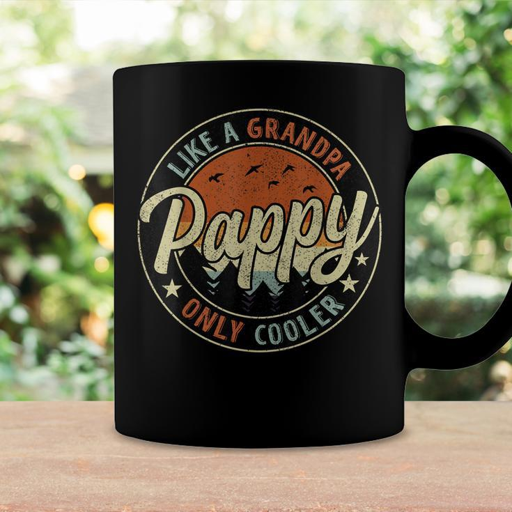 Pappy Like A Grandpa Only Cooler Vintage Retro Fathers Day Coffee Mug Gifts ideas
