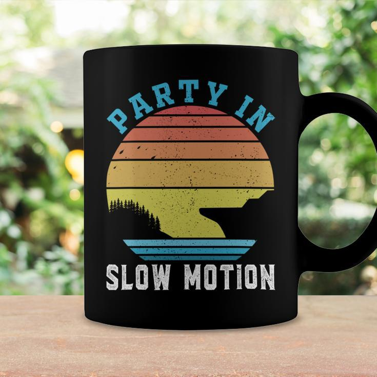 Party In Slow Motion Vintage Funny Boating Boating Gifts Coffee Mug Gifts ideas