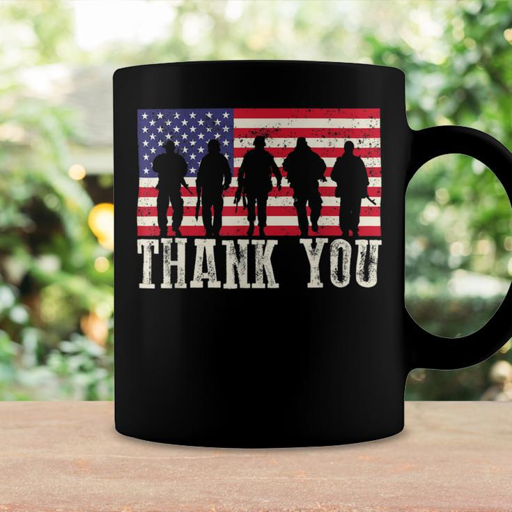 Patriotic American Flag Thank You For Men Women Kid Girl Boy Coffee Mug Gifts ideas