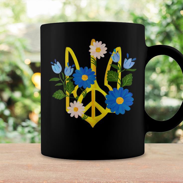 Peace In The Crest Of Ukraine Peace And Solidarity For Ukraine Coffee Mug Gifts ideas