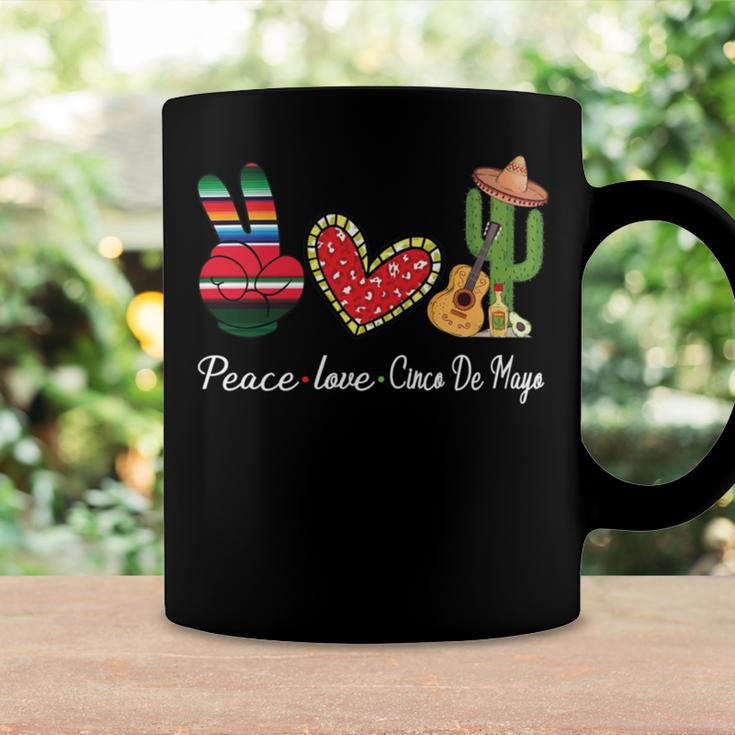 Peace Love Cinco De Mayo Funny Coffee Mug Gifts ideas