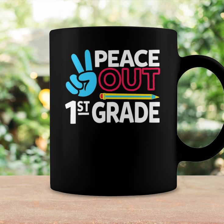 Peace Out 1St Grade Last Day Of School Teacher Girl Boy Coffee Mug Gifts ideas