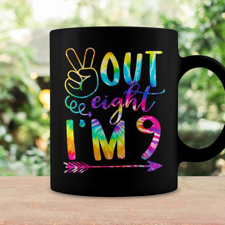 Peace Out Eight Im 9 Tie Dye 9Th Happy Birthday Boy Girl Coffee Mug Gifts ideas
