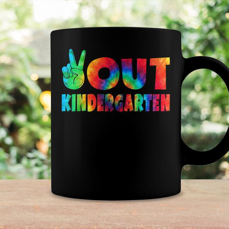 Peace Out Kindergarten Graduation Tie Dye Last Day Of School Coffee Mug Gifts ideas