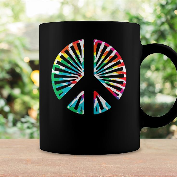 Peace Sign Rainbow Colors 70S 80S Party Coffee Mug Gifts ideas