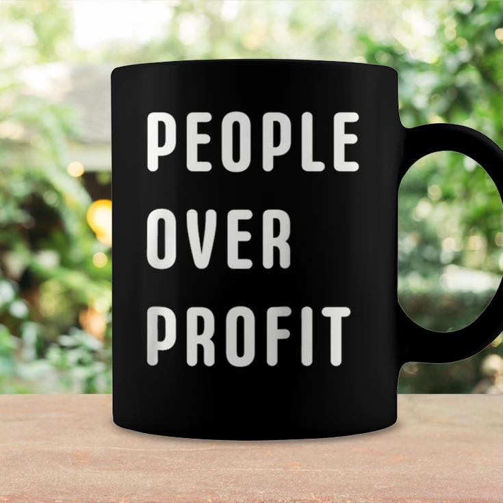 People Over Profit Anti Capitalism Protest Raglan Baseball Tee Coffee Mug Gifts ideas