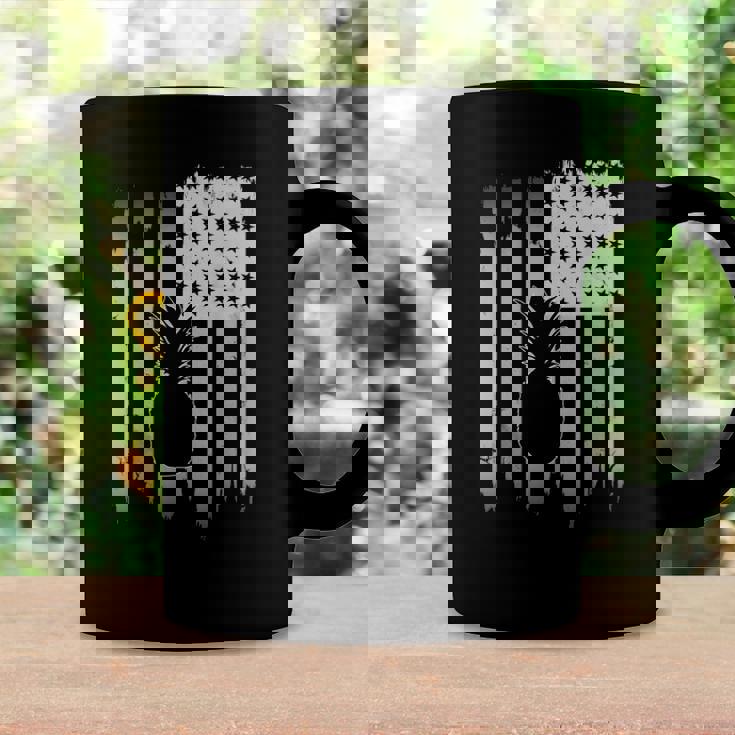 Pineapple Usa American Flag 4Th Of July Patriotic Fruit Coffee Mug Gifts ideas