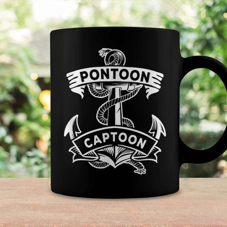 Pontoon Boat Anchor Captain Captoon Coffee Mug Gifts ideas