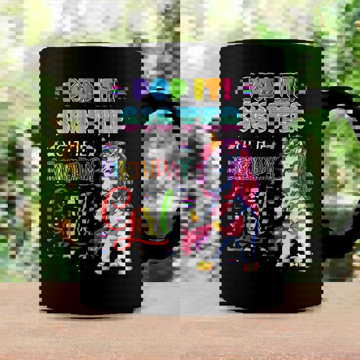 Pop It Sister Of The Birthday Girl Fidget Family Matching Coffee Mug Gifts ideas