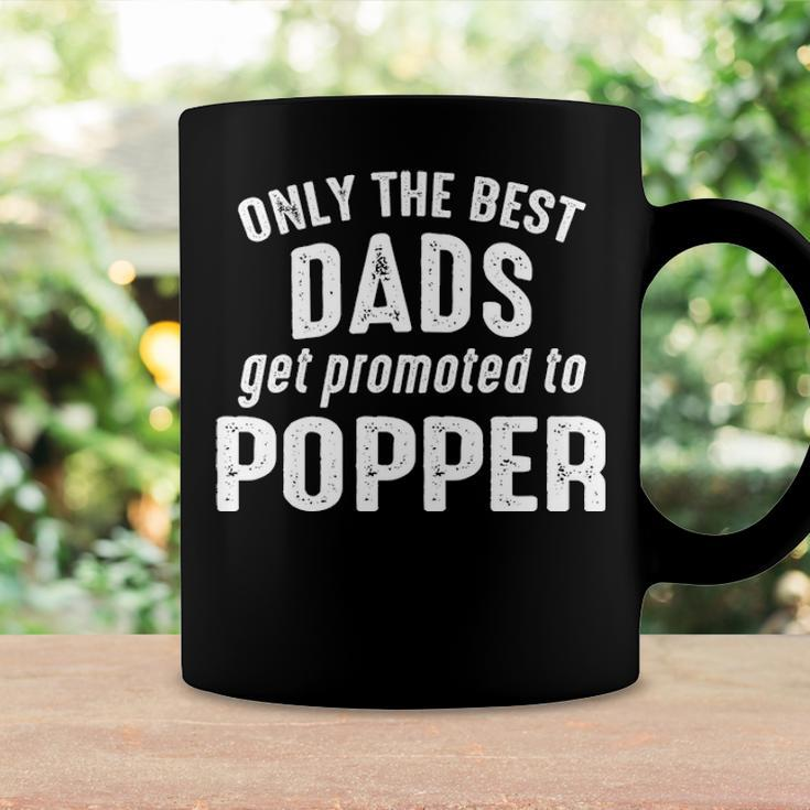 Popper Grandpa Gift Only The Best Dads Get Promoted To Popper Coffee Mug Gifts ideas