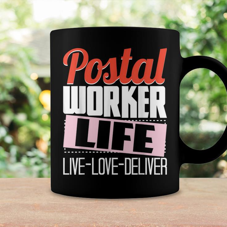 Postal Worker Life - Mailman Mailwoman Postman Mail Carrier Coffee Mug Gifts ideas