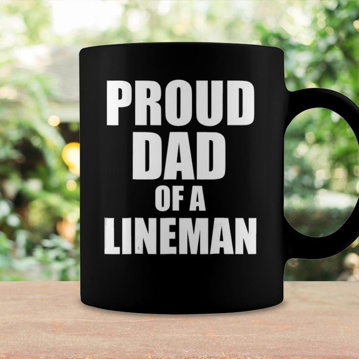 Proud Dad Of A Lineman Funny Football Dad Gift Coffee Mug Gifts ideas