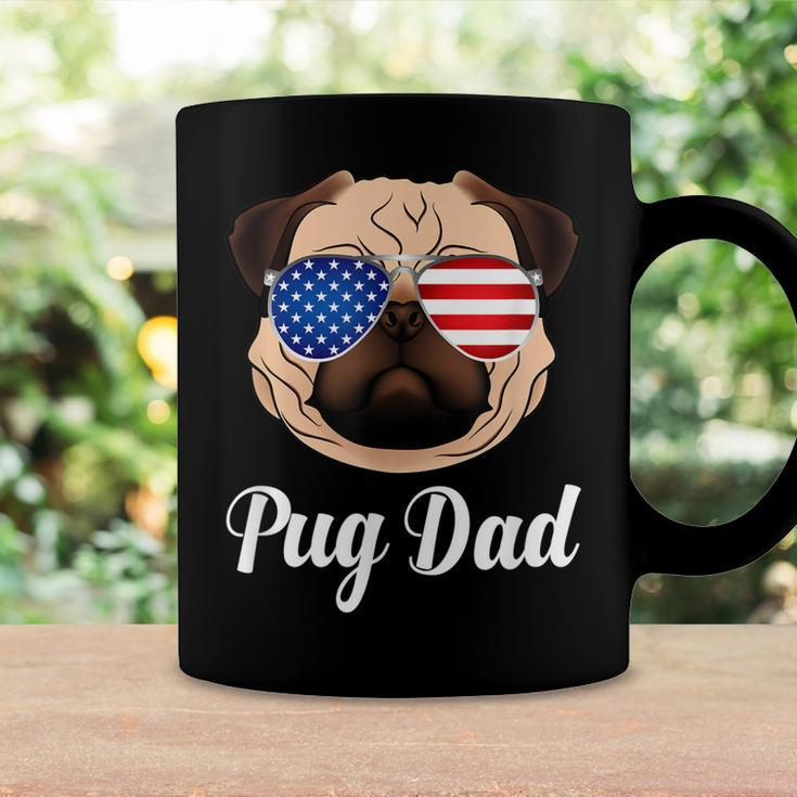 Pug Dad Patriotic Dog 4Th Fourth Of July Coffee Mug Gifts ideas