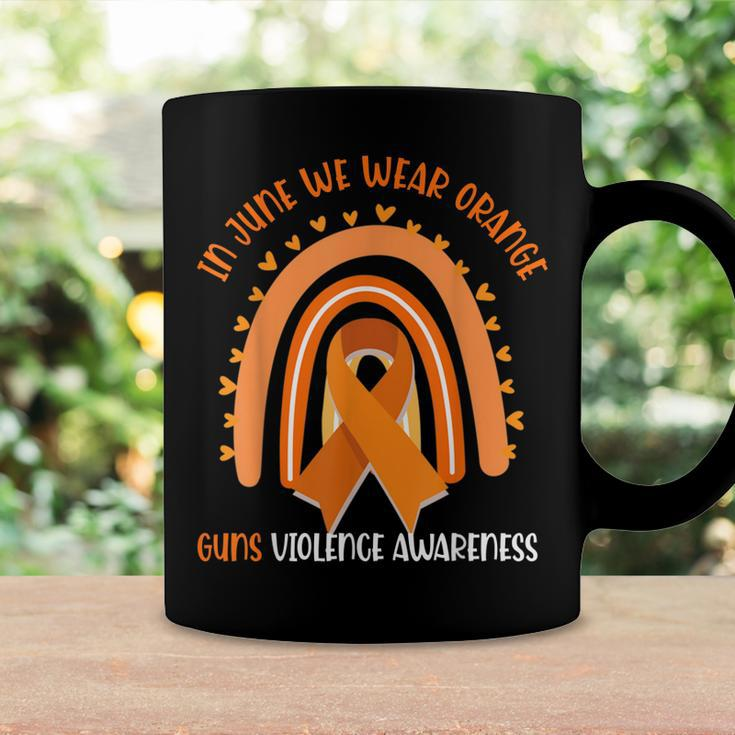 Rainbow In June We Wear Orange Gun Violence Awareness Coffee Mug Gifts ideas