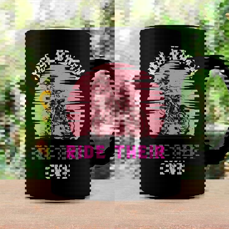 Real Women Ride Their Own Funny Girl Motocross Gift Girl Motorcycle Lover Vintage Coffee Mug Gifts ideas