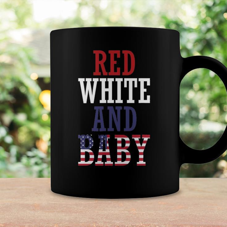 Red White And Baby 4Th July Pregnancy Announcement Coffee Mug Gifts ideas