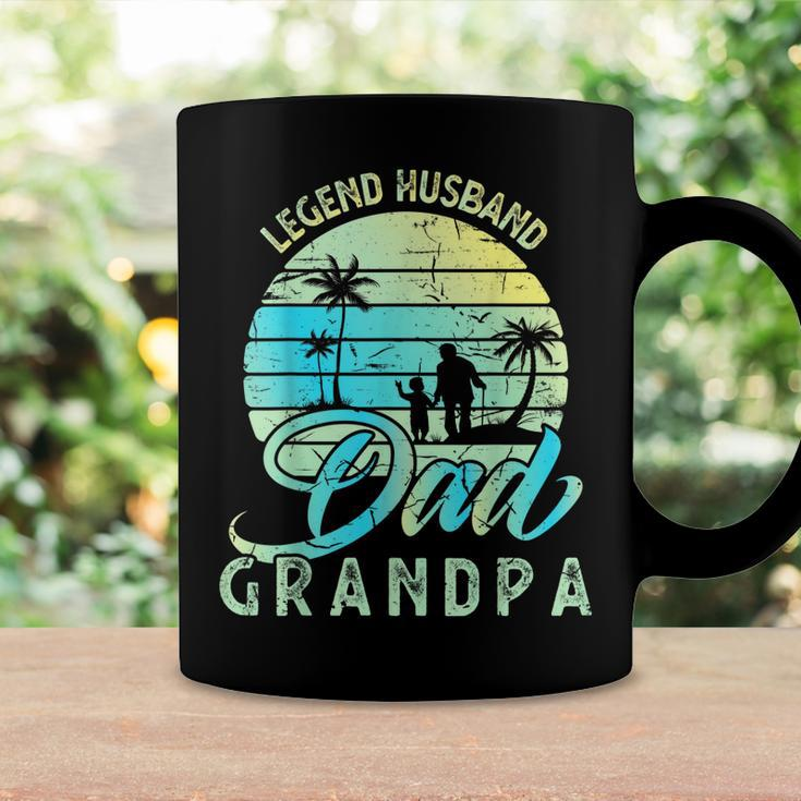 Retro Fathers Day Dad The Legend Husband Dad Grandpa Coffee Mug Gifts ideas