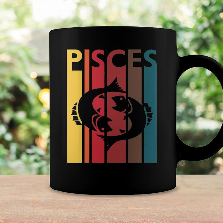 Retro Pisces Zodiac Sign February March Birthday Gift Pisces Coffee Mug Gifts ideas