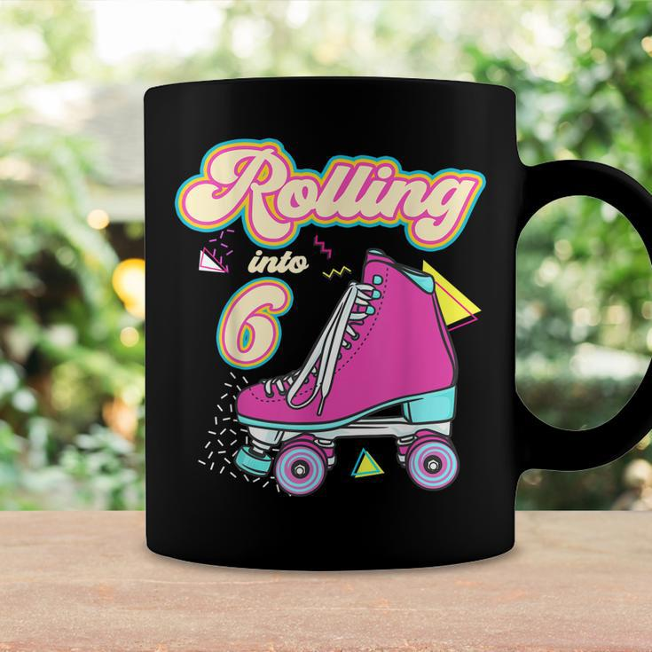 Rolling Into 6 Year Old Roller Skate 6Th Birthday Girl Coffee Mug Gifts ideas