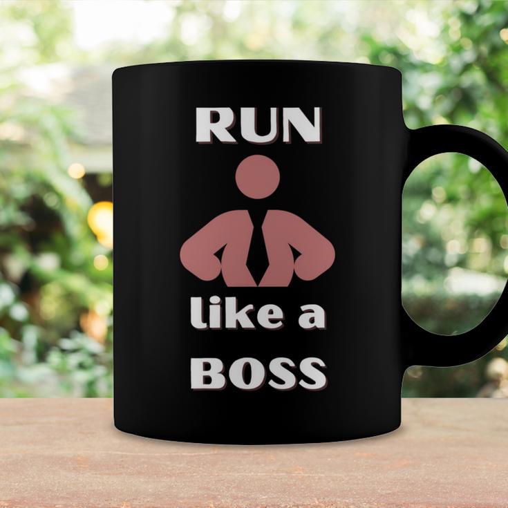 Run Like A Boss Funny Quote Coffee Mug Gifts ideas