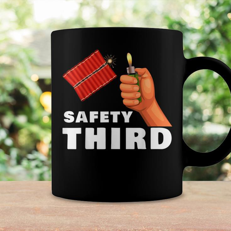 Safety Third 4Th Of July Patriotic Funny Fireworks Coffee Mug Gifts ideas