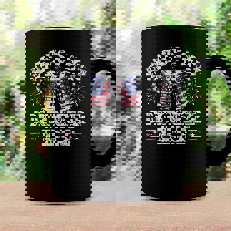 Shes My Drunker Half Funny Beer Couple Matching 4Th Of July Coffee Mug Gifts ideas