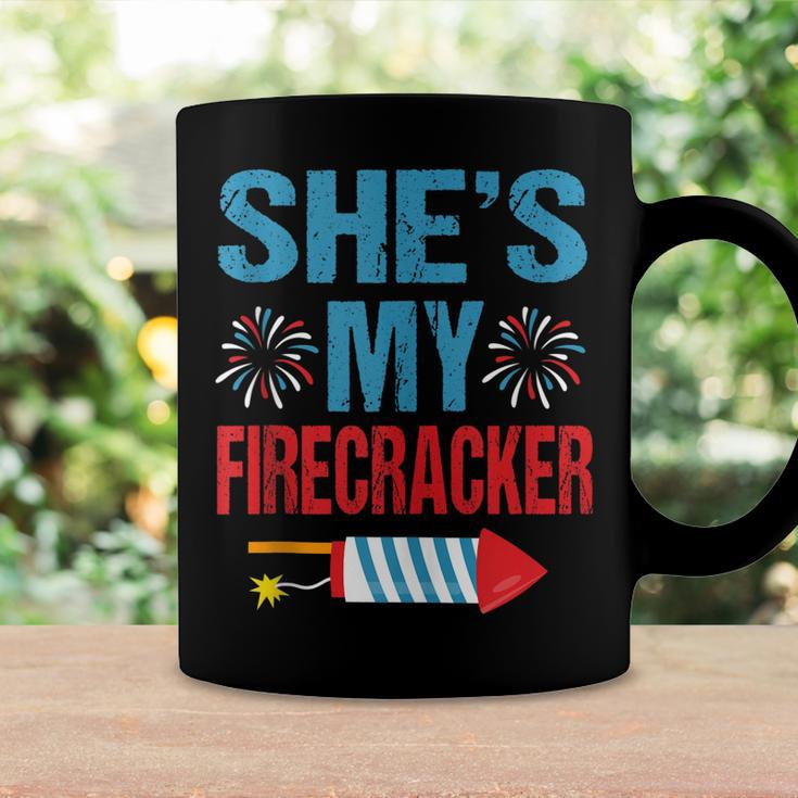 Shes My Firecracker His And Hers 4Th July Couples Coffee Mug Gifts ideas