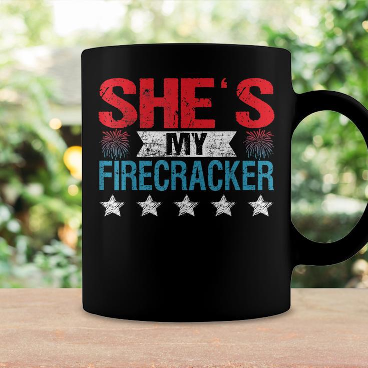 Shes My Firecracker His And Hers 4Th July Matching Couples Coffee Mug Gifts ideas