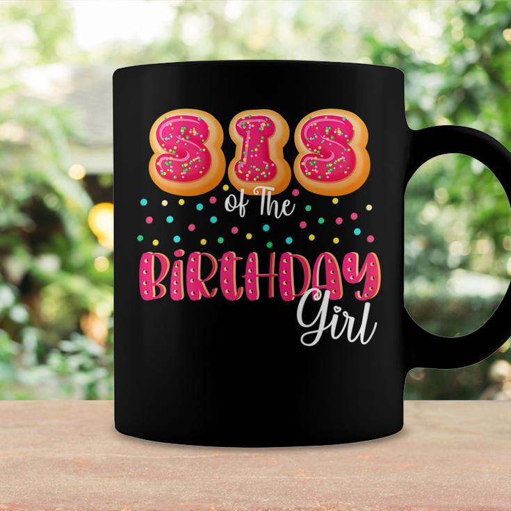 Sister Of The Birthday Girl Donut Family Matching Birthday Coffee Mug Gifts ideas