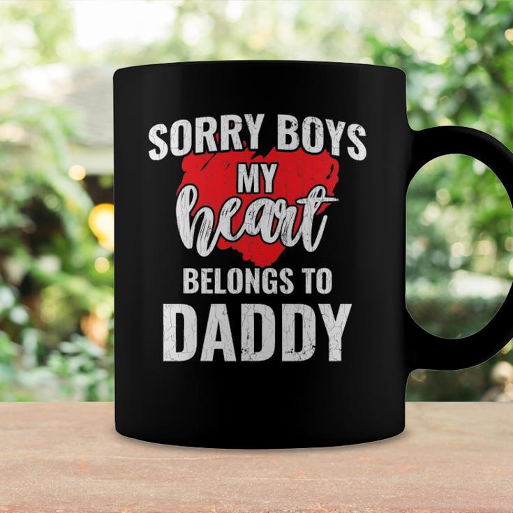 Sorry Boys My Heart Belongs To Daddy Kids Valentines Gift Coffee Mug Gifts ideas