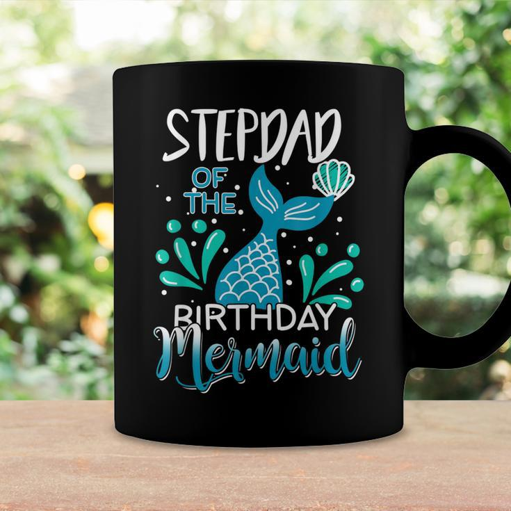 Stepdad Of The Birthday Mermaid Matching Family Coffee Mug Gifts ideas