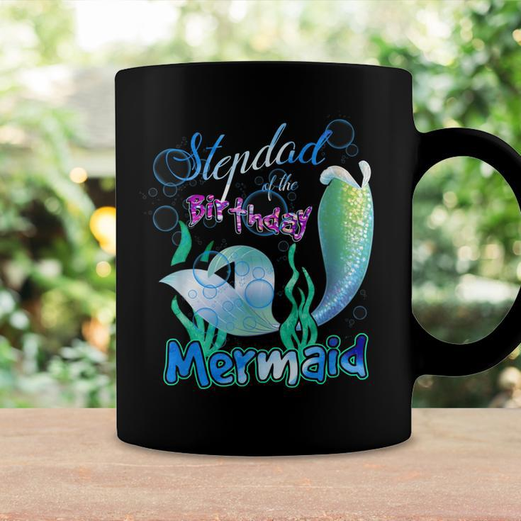 Stepdad Of The Birthday Mermaid Matching Family Coffee Mug Gifts ideas