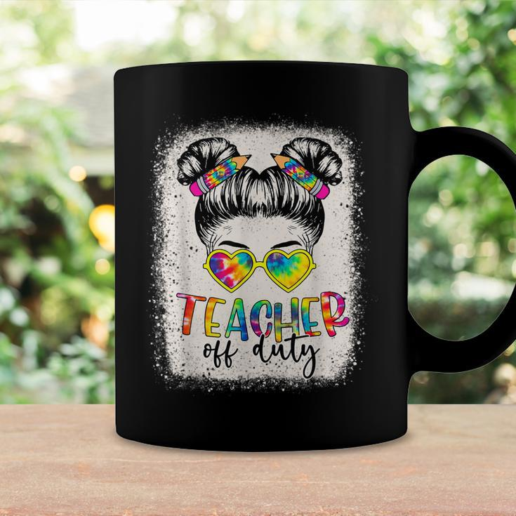 Teacher Off Duty Messy Bun Last Day Of School Teacher V3 Coffee Mug Gifts ideas