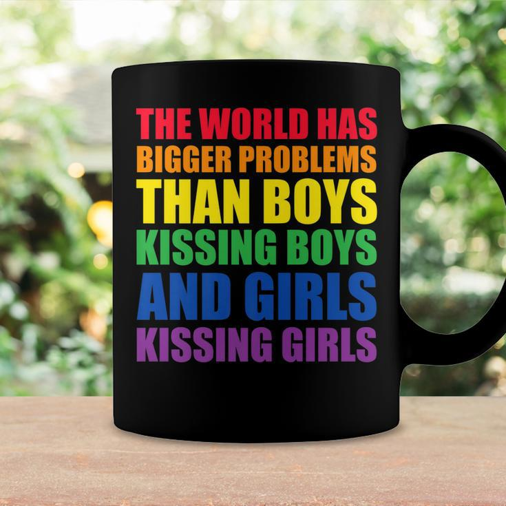 The World Has Bigger Problems Lgbt-Q Pride Gay Proud Ally Coffee Mug Gifts ideas