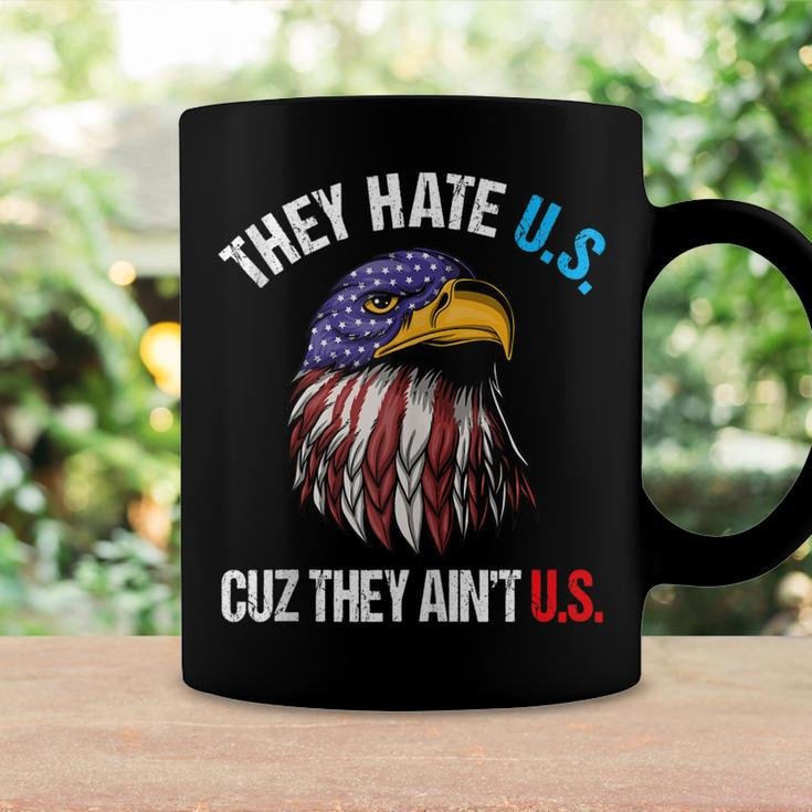 They Hate Us Cuz They Aint Us Bald Eagle Funny 4Th Of July Coffee Mug Gifts ideas