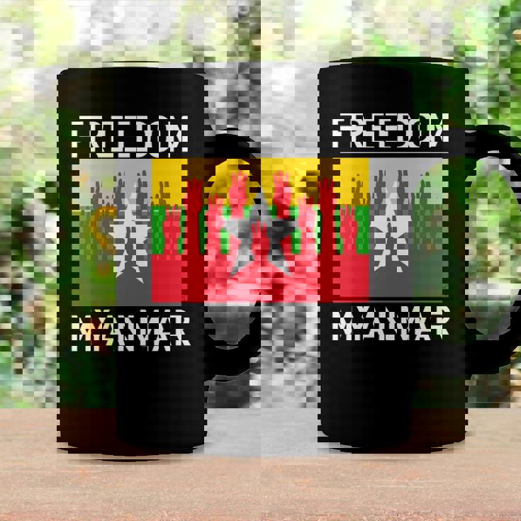 Three Finger Salute Myanmar Freedom Coffee Mug Gifts ideas