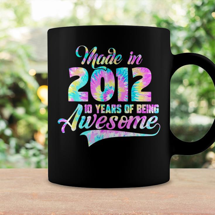 Tie-Dye Made In 2012 10 Year Of Being Awesome 10 Birthday Coffee Mug Gifts ideas