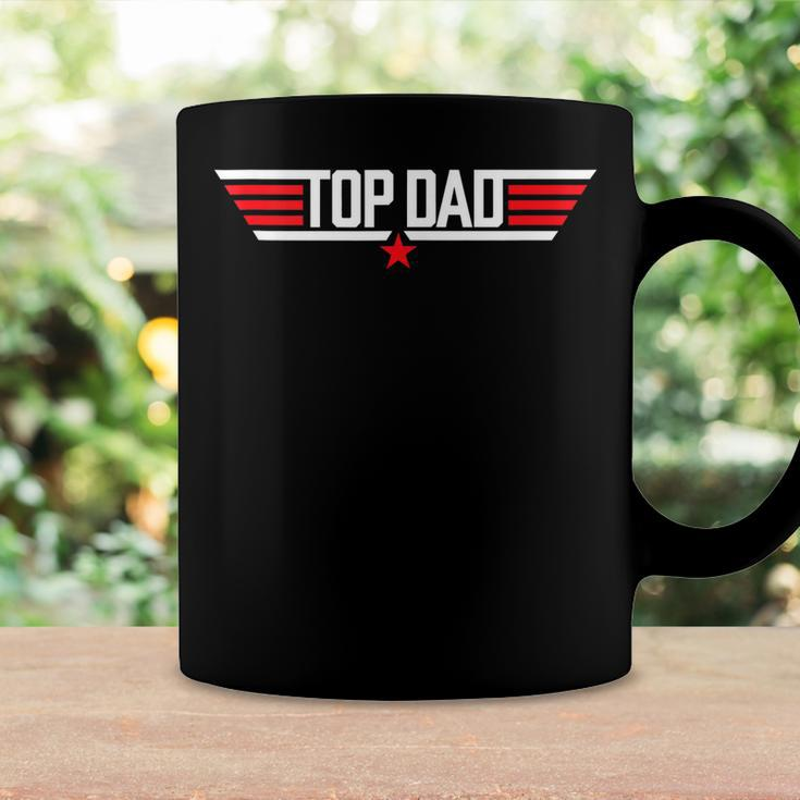 Top Dad Funny 80S Father Air Humor Movie Gun Fathers Day Coffee Mug Gifts ideas