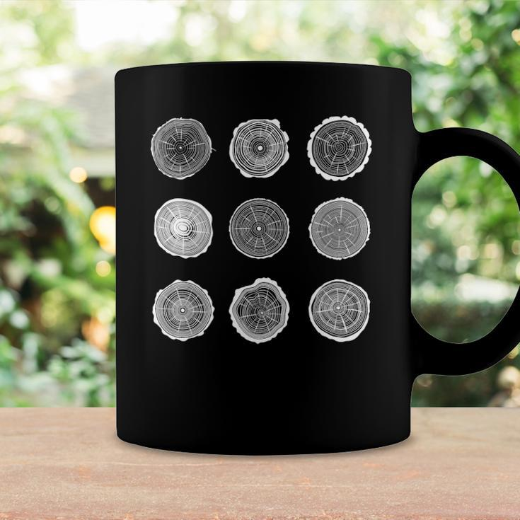 Tree Trunk Pattern Tree Forest Growth Rings Coffee Mug Gifts ideas