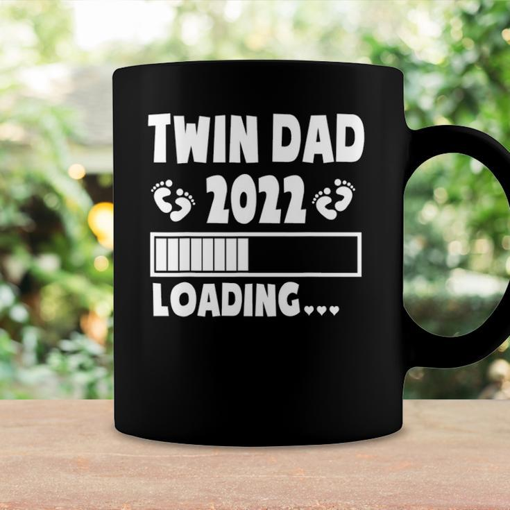 Twin Dad Of Twins 2022 Expecting Twin Dad Fathers Day Cute Coffee Mug Gifts ideas