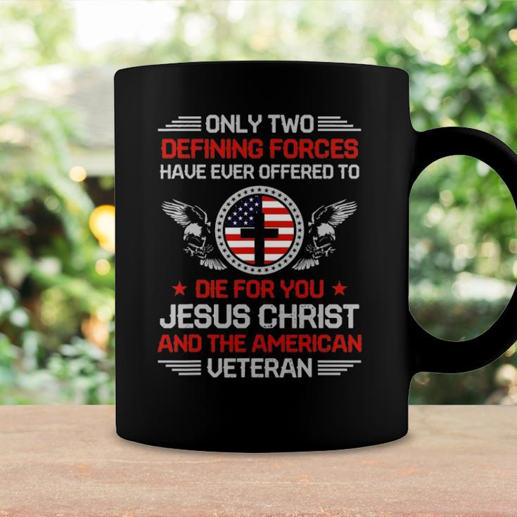 Two Defining Forces Jesus Christ & The American Veteran Coffee Mug Gifts ideas