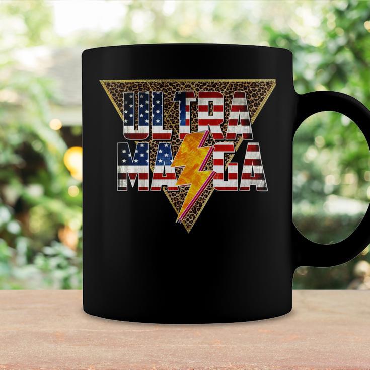 Ultra Maga Distressed Lightning Leopard Proud Ultramaga Gift Coffee Mug Gifts ideas