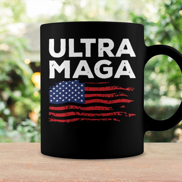 Ultra Maga Proud American Distressed Flag Patriotic Coffee Mug Gifts ideas