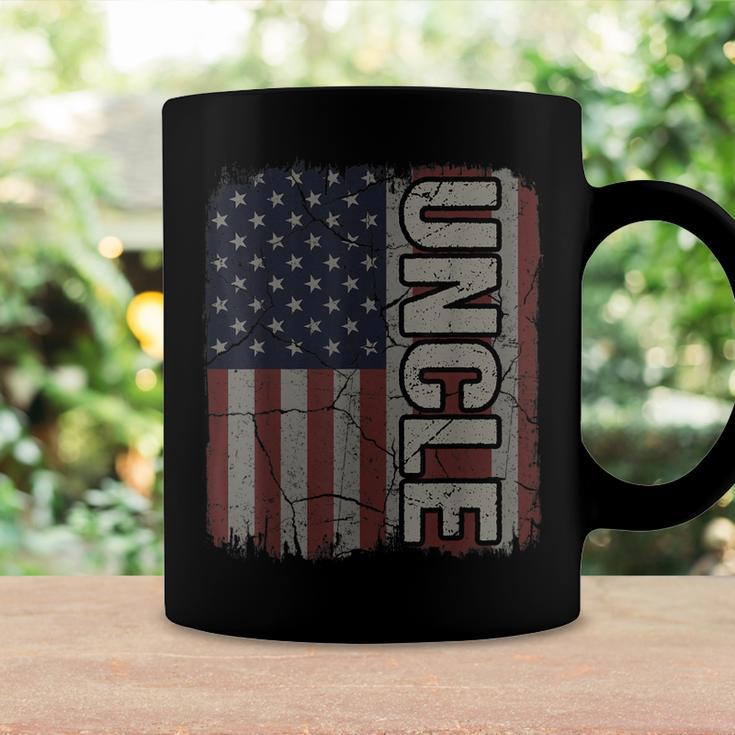 Uncle American Flag Vintage Fathers Day 4Th Of July Gift Coffee Mug Gifts ideas