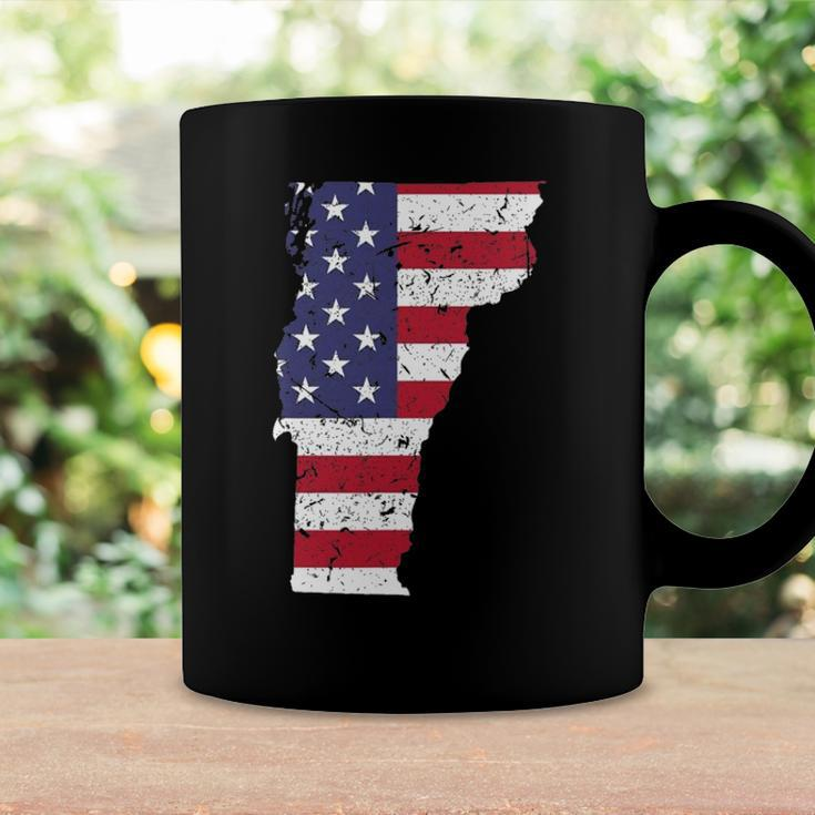 Vermont Map State American Flag 4Th Of July Pride Tee Coffee Mug Gifts ideas